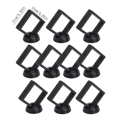 10Pcs Display Box 3D Floating Frame Jewelry Display Stand Shadow Gift Box