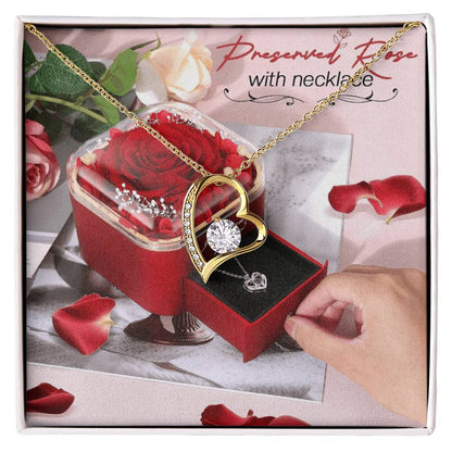 Eternal Flowers Rose Gifts for Her Women Mum Wife Girlfriend on Christmas Valentines Day